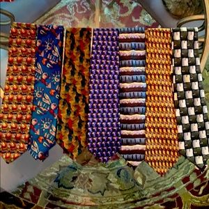 Legendary Grateful Dead Garcia Designed Silk Ties.